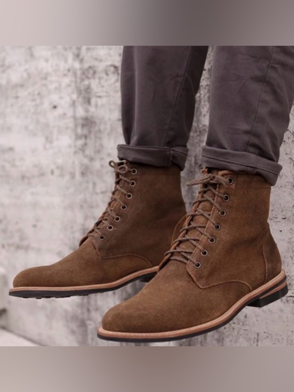 Nisolo Men’s All-Weather Andres Suede Boot - new no box size for 11.5